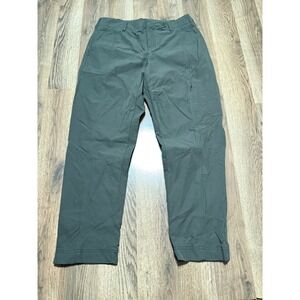 Kirkland Signature Pants Women's Size 6 Green Cargo Straight Lightweight Outdoor
